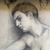 Art Deco study drawing