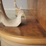 console with side tables and mirror, 1950s, set of 3