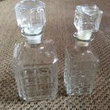 Duo de carafes à whisky