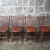 Brutalist mountain chairs, set of 4