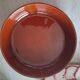 Pie dish / Tatin with a trompe-l'œil lid in slipware – Apple decoration