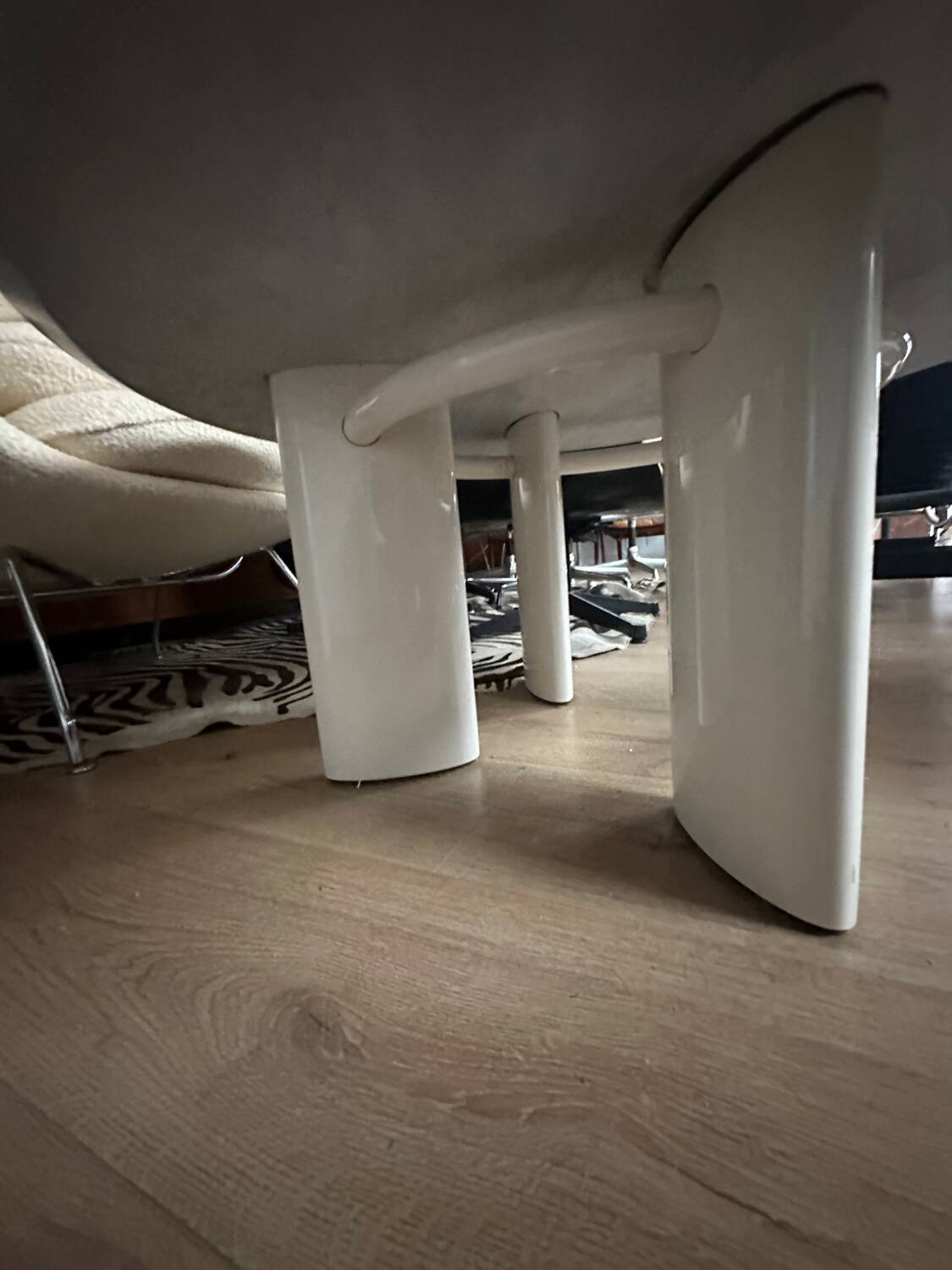 Table basse en marbre de Carrare socialite family