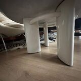 Table basse en marbre de Carrare socialite family