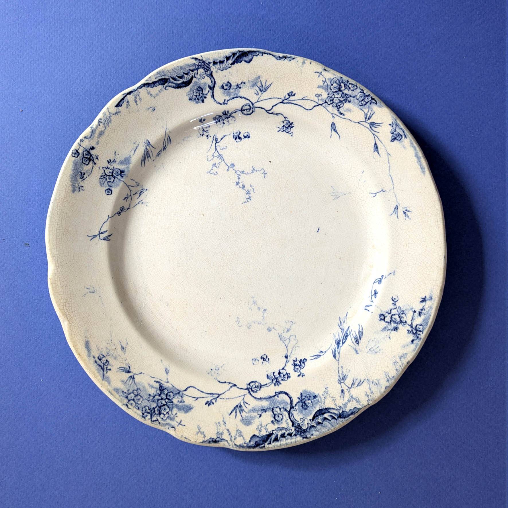 Set of 5 Empire Works Stoke on Trent "Zephyr" series dessert plates