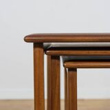 Mid-Century Teak Nesting Tables by V. Wilkins for G-Plan, United Knigdom, 1970s, Set of 3