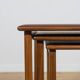 Mid-Century Teak Nesting Tables by V. Wilkins for G-Plan, United Knigdom, 1970s, Set of 3