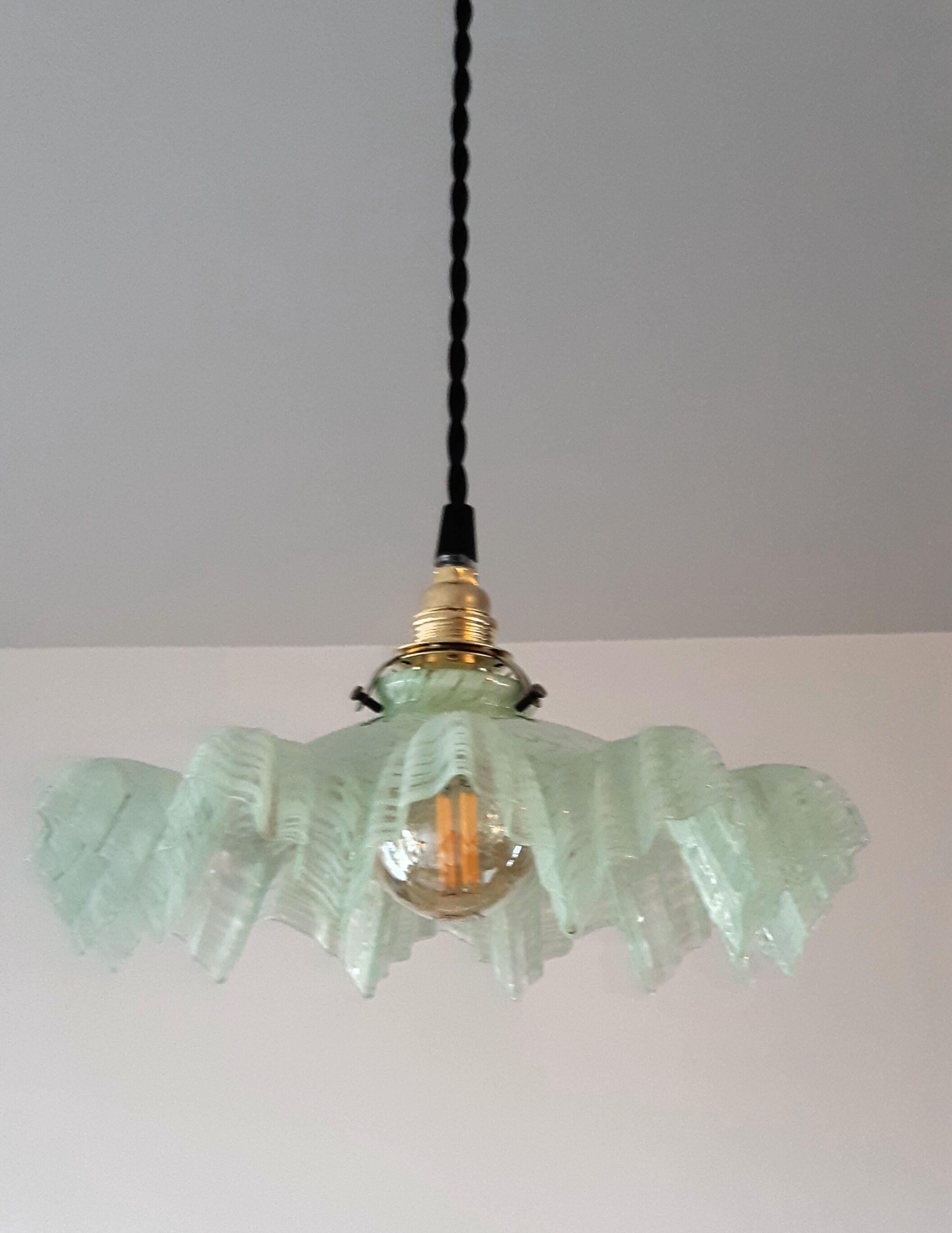 Clichy vintage glass hanging