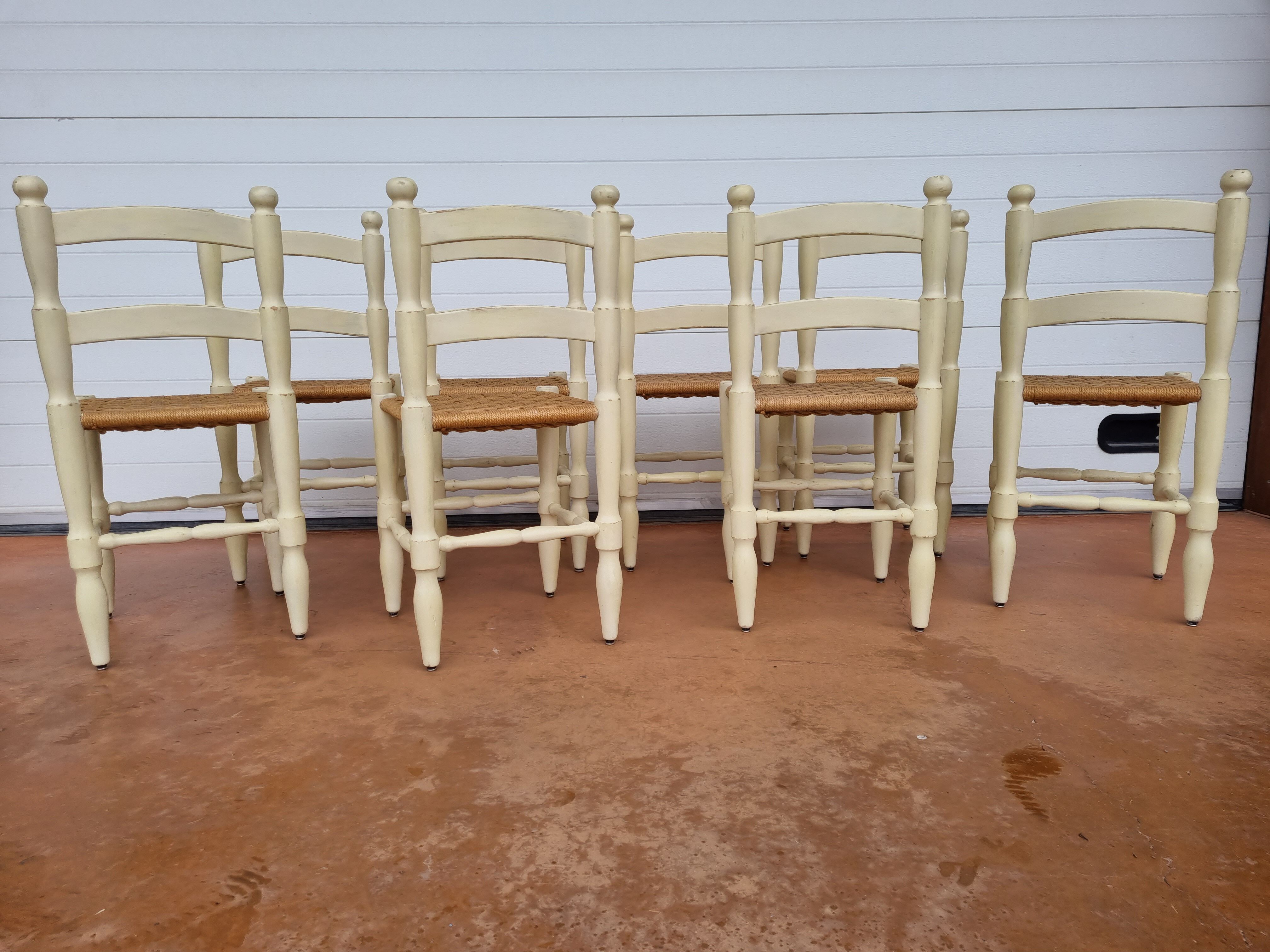 Vintage 50s vintage repatinées antique chairs