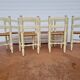 Vintage 50s vintage repatinées antique chairs