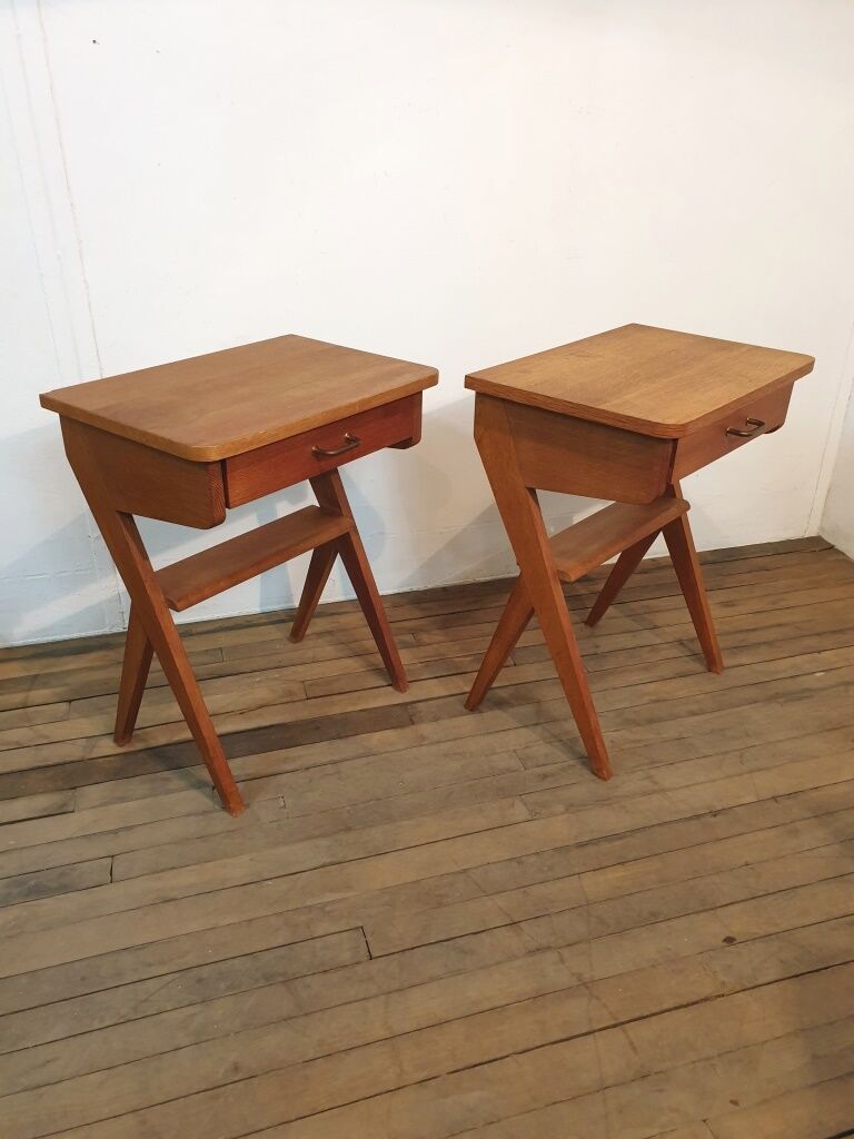 Scandinavian bedside tables
