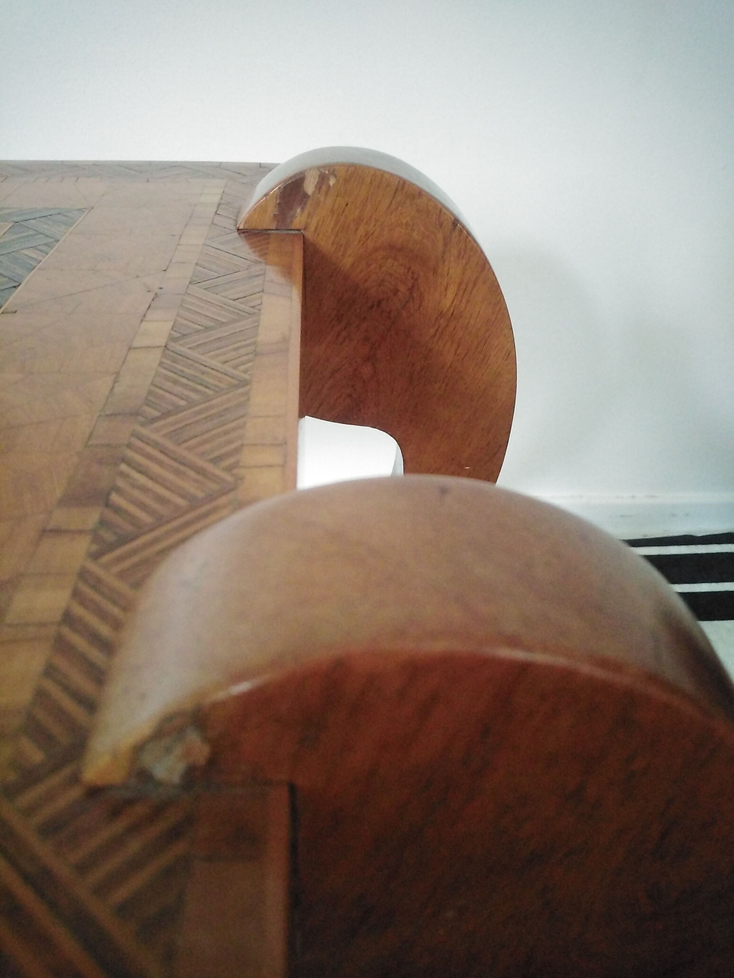 Inlaid coffee table