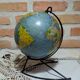Illuminated terrestrial globe in glass by Girard and Barrère, 1960s - 1/8000