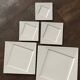 5 nesting plates by Paco Rabanne in Gien earthenware.