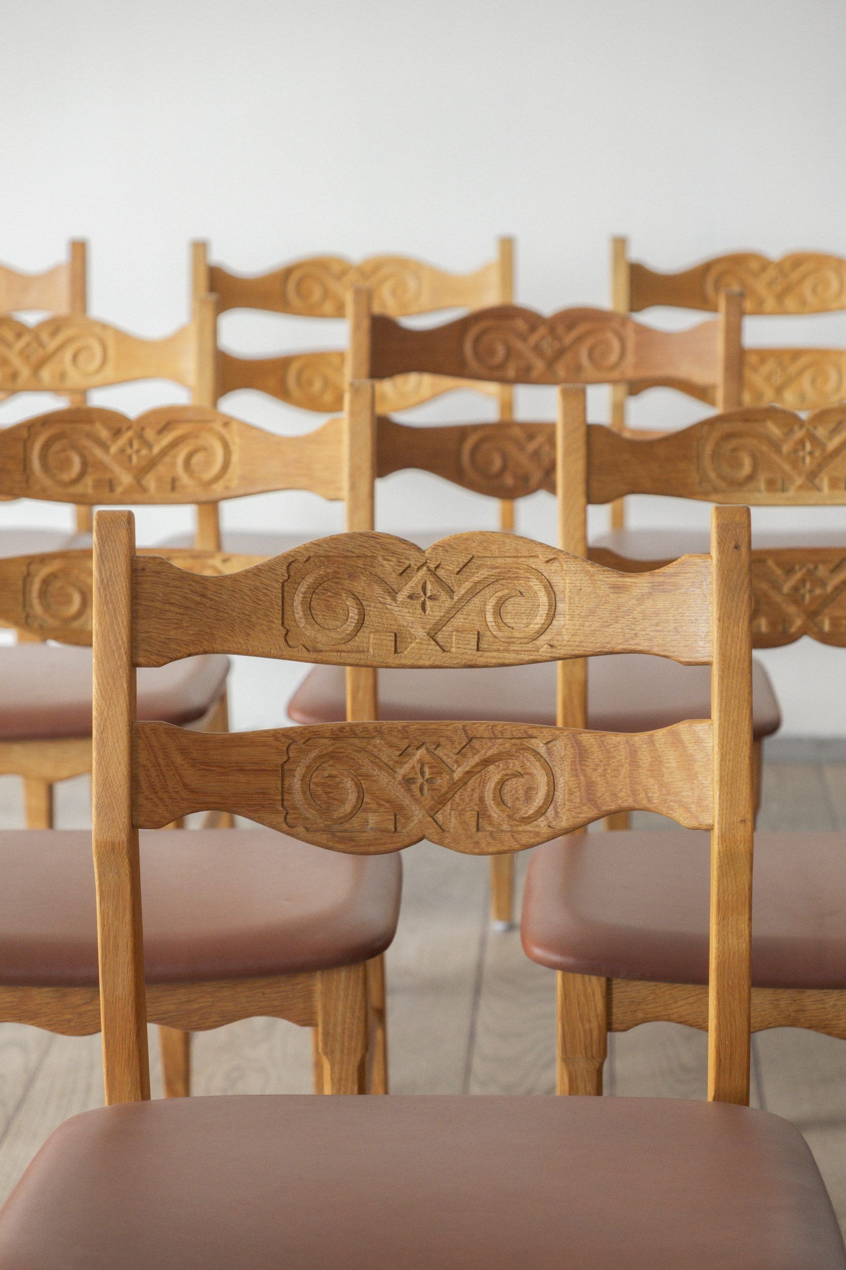 Henning Kjærnulf, dining chair (set of ten)