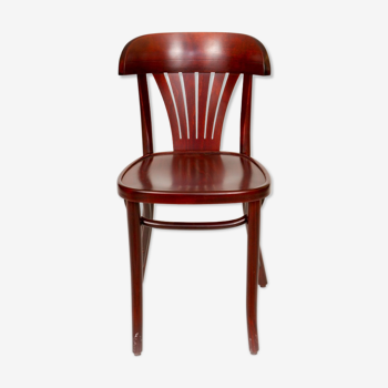 Bistro palm mahogany chair