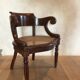 Louis Philippe office chair. Nineteenth century.