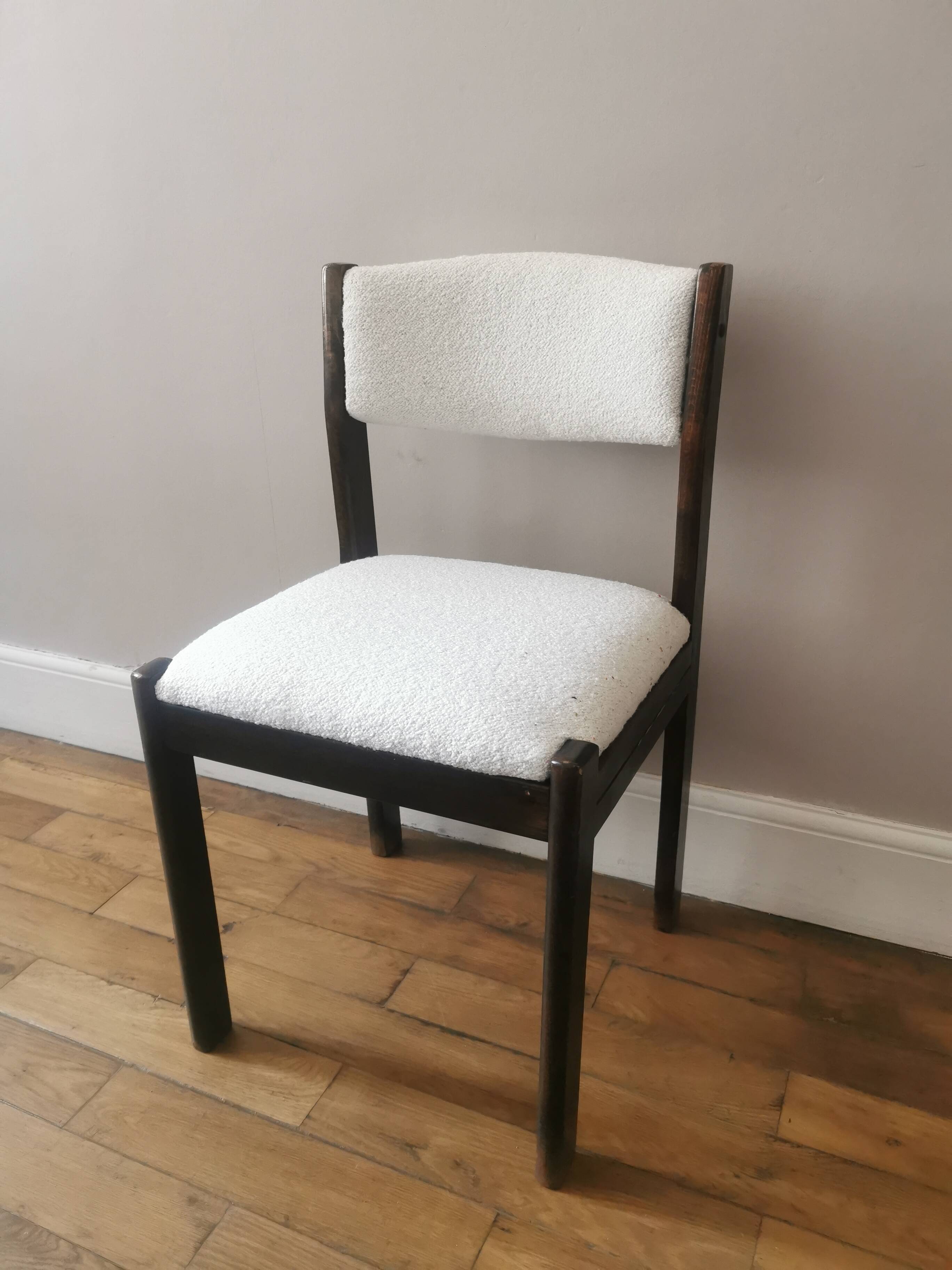 Lot de 6 chaises authentiques Emile Baumann bouclette
