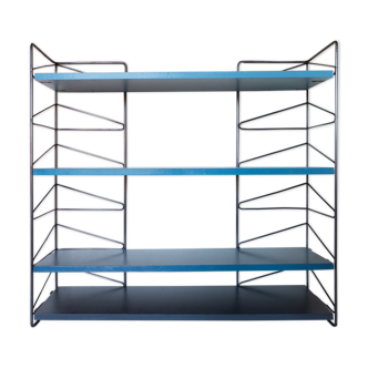 Blue degraded shelf