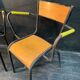 Paire de fauteuils d’école 1950