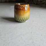 Scandinavian majolica ceramic vase / planter