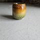 Scandinavian majolica ceramic vase / planter