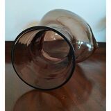 Tête de mannequin en verre fumé vintage