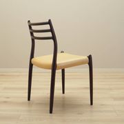 Set of six mahogany chairs, Danish design, 1960s, designer: Niels Otto Møll