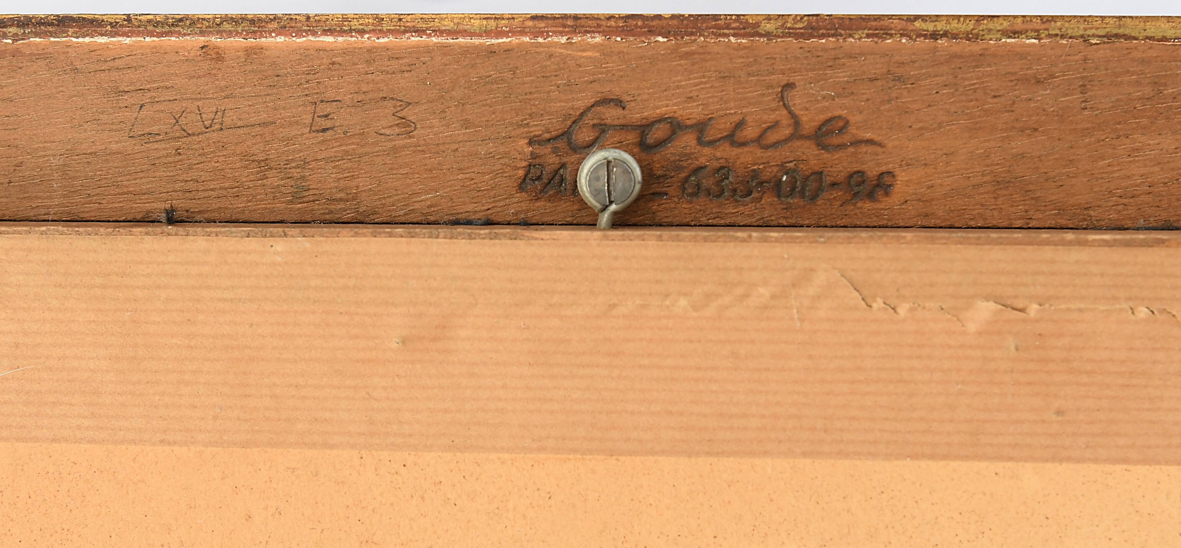 Jean Henri Chouppe (1817-1894) Watercolor - Mill near Orleans