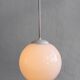 White Bakelite Czechoslovak Hanging Lamp, 1970s