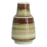 Scandinavian Collectible Small Brown Stoneware Vase by Gunnar Borg for Höganäs Keramik, 1960s
