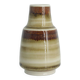 Small Scandinavian Collectible Vase in Brown Stoneware by Gunnar Borg for Höganäs Keramik, 1960s
