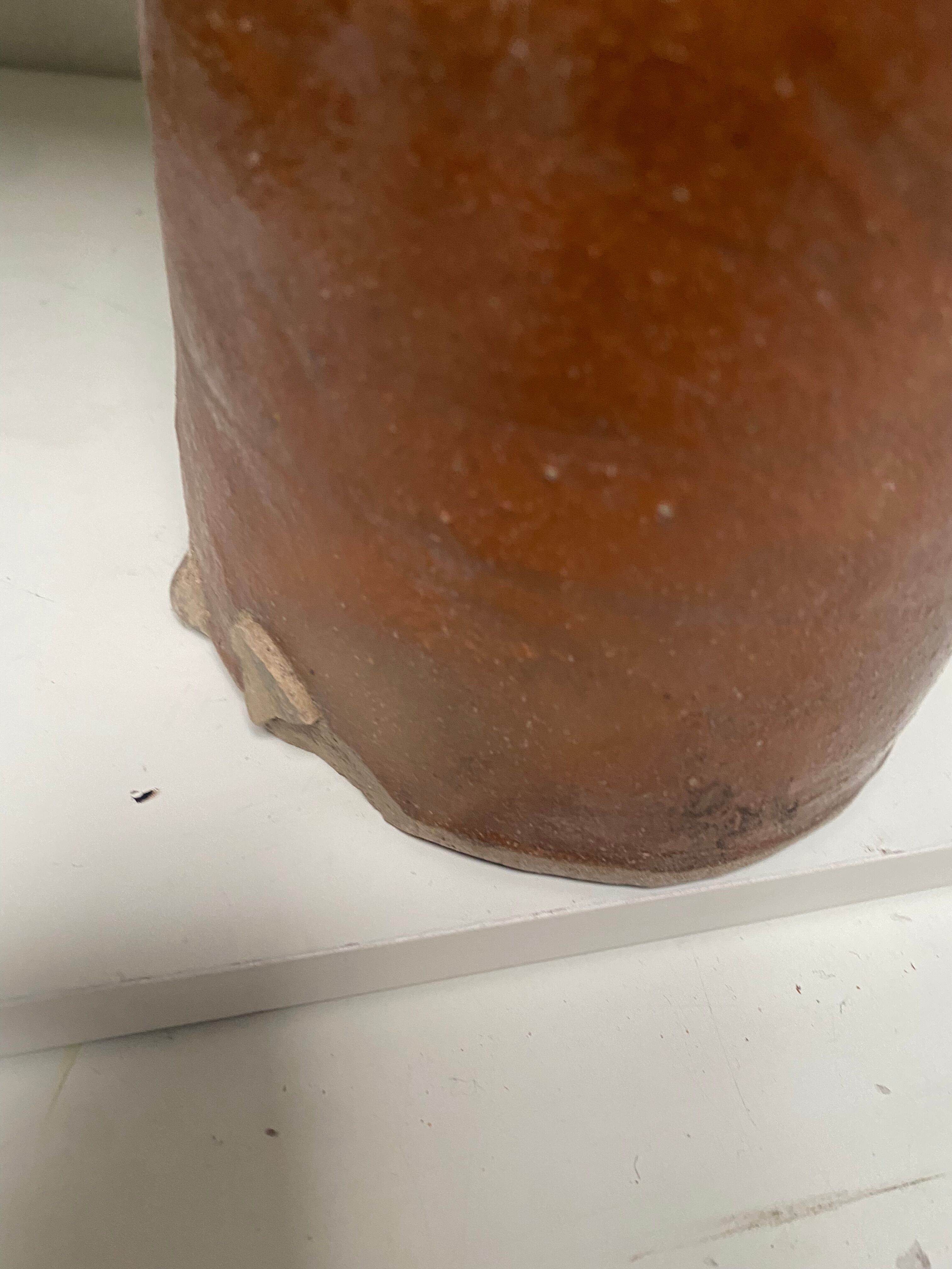 Old sandstone bottle