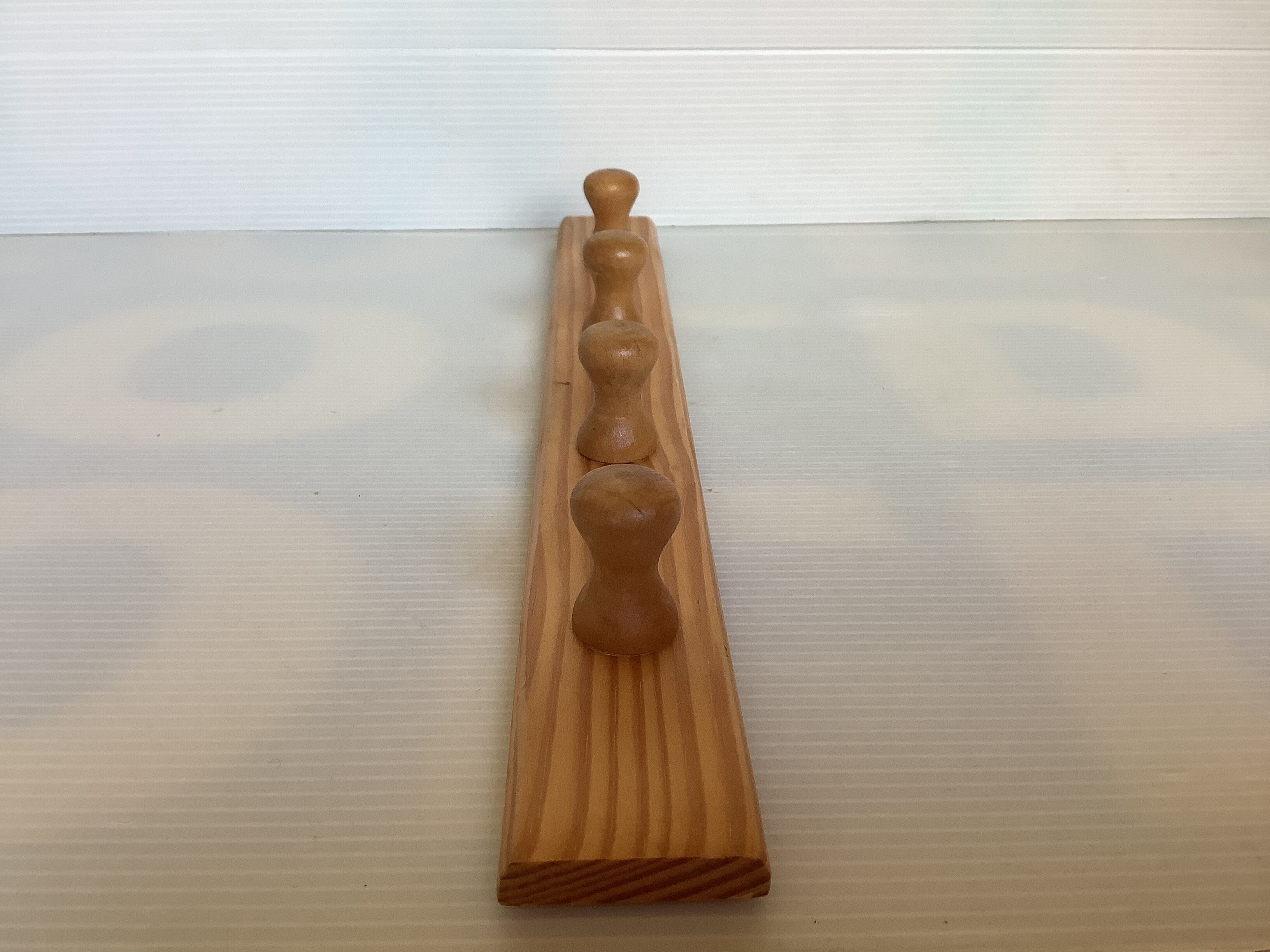 Dish towel rack Scandinavian pine coat rack