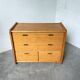 1980s pine chest of drawers