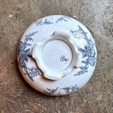 Clairefontaine - Léon Graves ironstone salad bowl, "Goldfinches" service, late 19th century