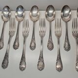 Christofle Marly cutlery set (6 forks + 6 soup spoons)