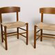 Set of 6 Oak dining chairs 'j39' by Borge Mogensen, 1960s