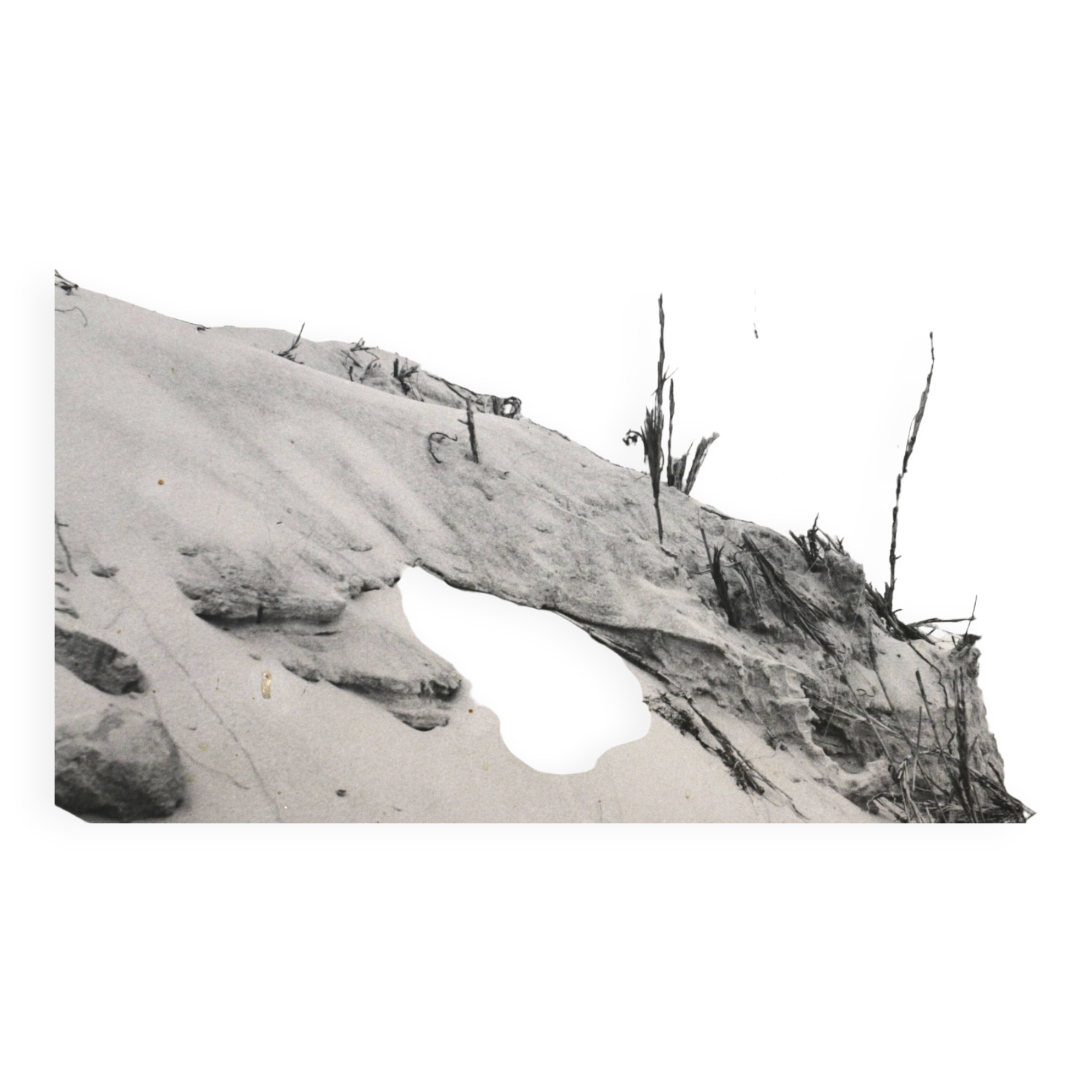 A black and white photo. France 1960s