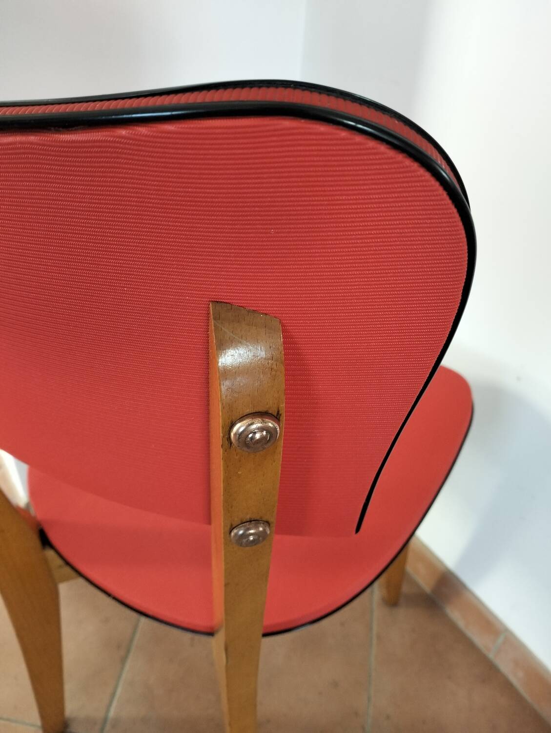 Red chair from the 1950s