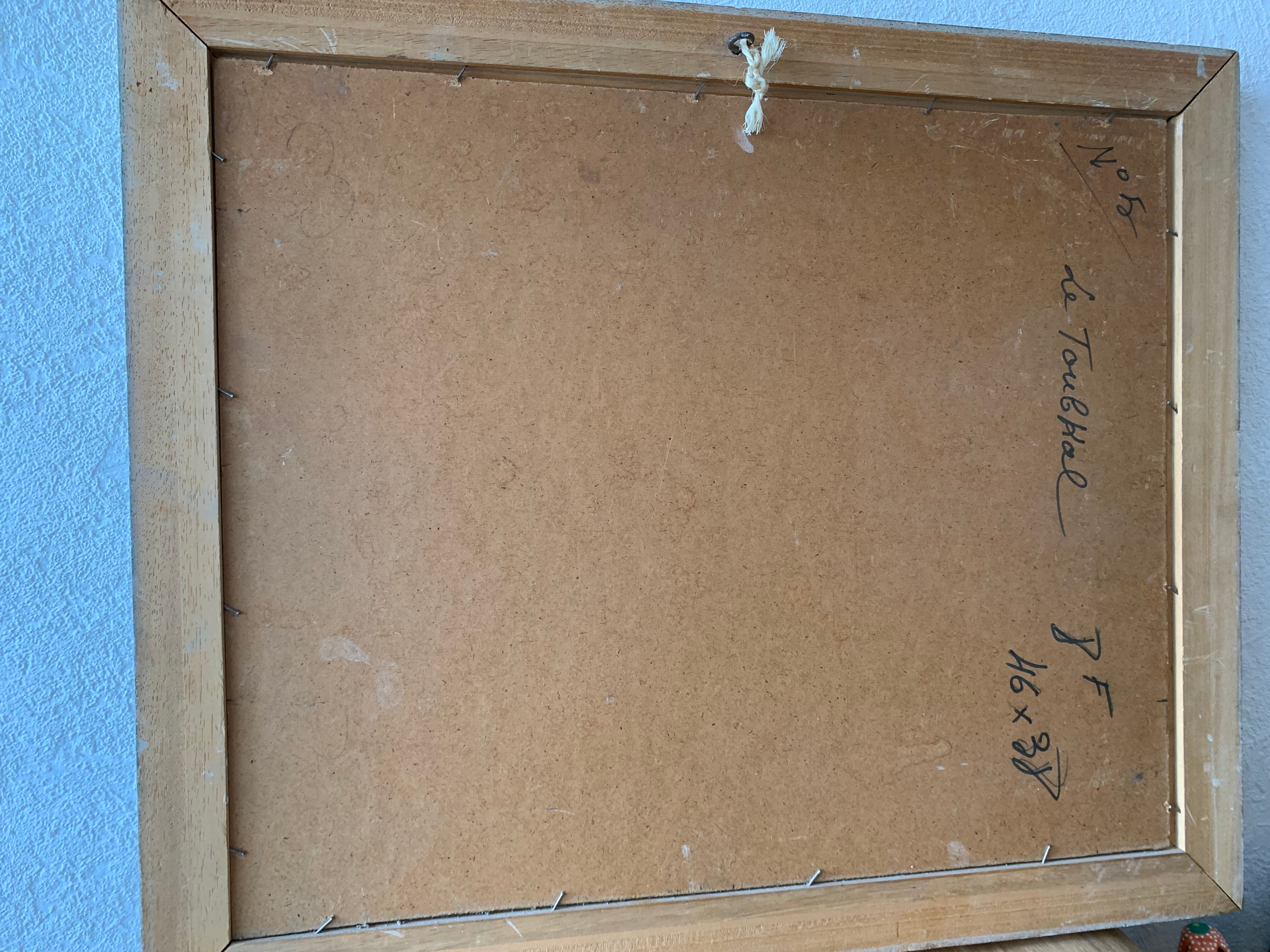 Oil painting on orientalist panel