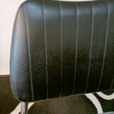 Seventies leatherette cantilever chair
