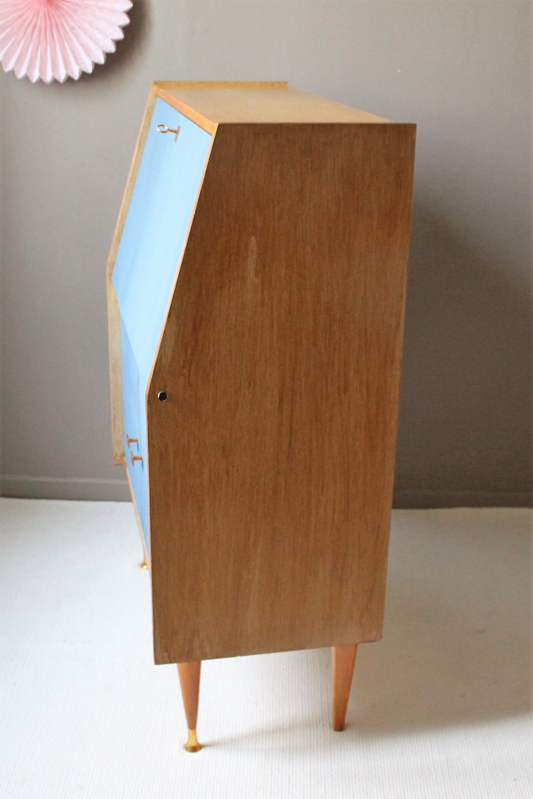 Meuble 'secrétaire-bureau' vintage