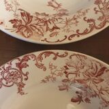 Six bellflower soup plates