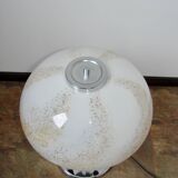 Art Deco table lamp – 1960s, wood and metal, E27