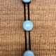 Vintage metal coat rack with 3 hooks