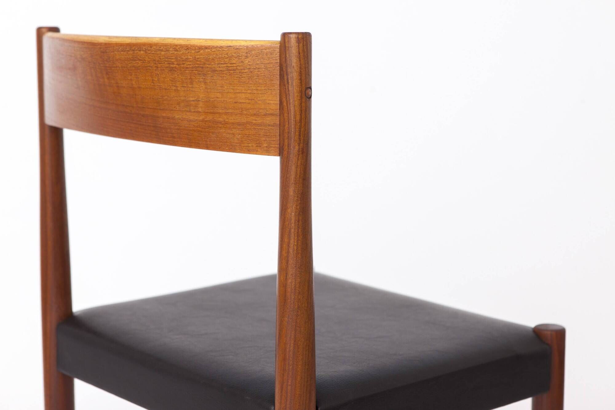 Set of 10 Poul M. Volther Teak Dining Chairs for Frem Røjle, Denmark, 1960s