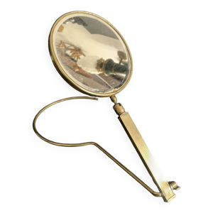 miroir de table ajustable - laiton