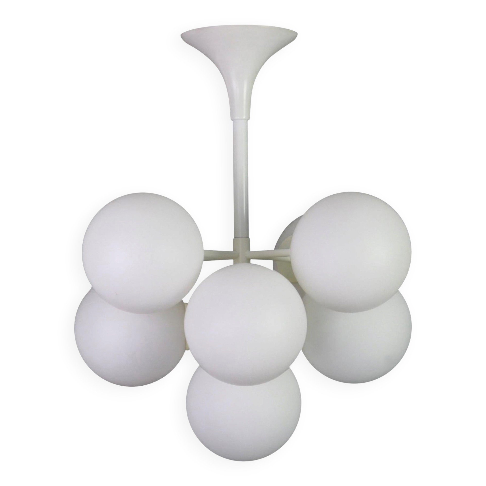 Atomic white lustre by E.R. Nelel for Temde, Switzerland, 1960s.