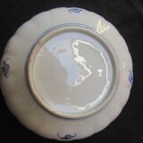 Antique asian imari plate, japan, 19th century, floral decoration