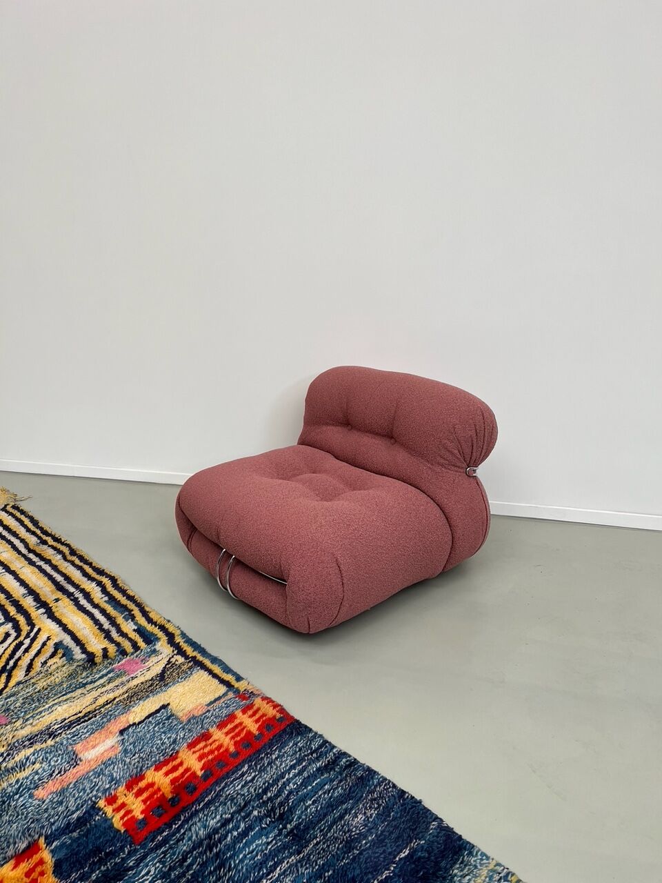 Armchair Soriana Afra and Tobia Scarpa 60s Cassina